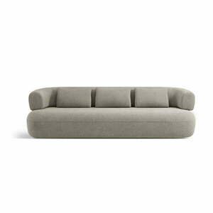 Jasnoszara sofa z materiału bouclé 226 cm Jenny – Micadoni Home obraz