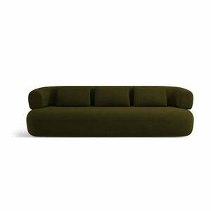 Zielona sofa z materiału bouclé 226 cm Jenny – Micadoni Home obraz