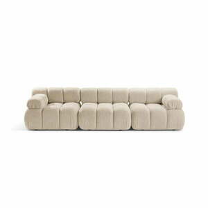 Beżowa sofa modułowa z materiału bouclé 282 cm Bellis – Micadoni Home obraz