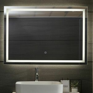 Aquamarin Lustro łazienkowe z oświetleniem LED, 100 x 70 cm obraz