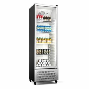 Klarstein GrandCooler lodówka na napoje | 306 l | oświetlenie LED | kółka | 4 półki obraz