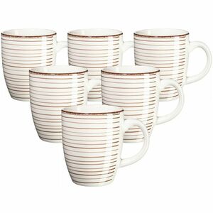 Mäser Komplet kubków ceramicznych Bel Tempo 380 ml, 6 szt., beżowy obraz