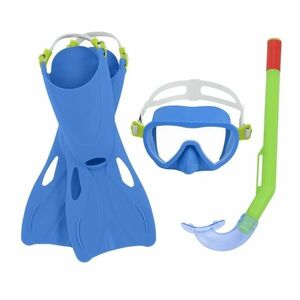 Bestway Zestaw do snorkelingu Lil Flapper -płetwy, okulary, fajka, niebieski obraz