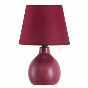 Rabalux 4478 lampa stołowa Ingrid, bordo obraz