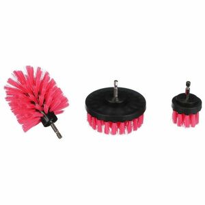 Sixtol Car DETAILING DRILL BRUSH PINK 3, 3 szt. obraz