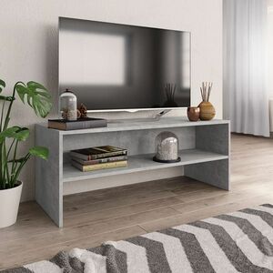 vidaXL Szafka pod TV, betonowy szary, 100x40x40 cm obraz