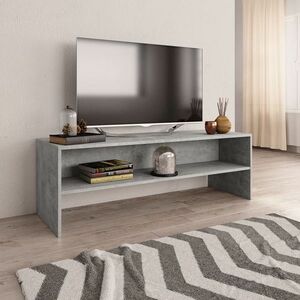 vidaXL Szafka pod TV, betonowy szary, 120x40x40 cm obraz