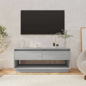 vidaXL Szafka pod TV, szary dąb sonoma 102x41x44 cm obraz