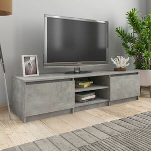 vidaXL Szafka pod TV, betonowy szary, 140x40x35, 5 cm obraz