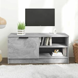 vidaXL Szafka pod TV, szarość betonu, 80x35x36, 5 cm obraz