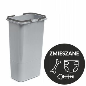 Kosz na śmieci sortownik segregator 9L wys. 40 cm obraz