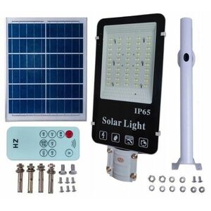 Lampa Uliczna Led Solarna 2000W Przemyslowa Ogrodowa Panel Solarny Latarnia obraz