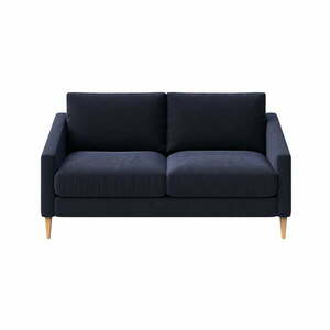 Ciemnoniebieska aksamitna sofa 170 cm Karoto – Ame Yens obraz