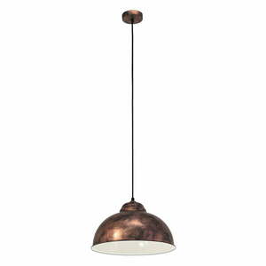 Lampa wisząca w kolorze brązu z metalowym kloszem ø 37 cm TRURO 2 – EGLO obraz