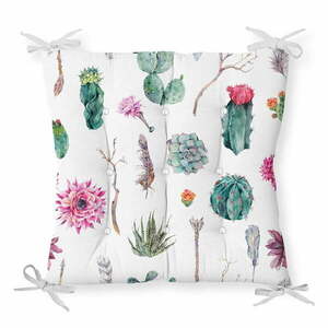 Poduszka na krzesło z domieszką bawełny Minimalist Cushion Covers Succulent, 40x40 cm obraz