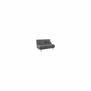 Szara aksamitna sofa 125 cm Magalli – Støraa obraz