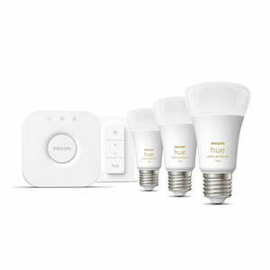 Inteligentny zestaw startowy 5 szt. z gwintem E27, 11 W White ambiance – Philips Hue obraz