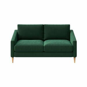 Ciemnozielona aksamitna sofa 170 cm Karoto – Ame Yens obraz