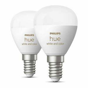 Inteligentne żarówki z gwintem E14, 5 W zestaw 2 szt. White and color ambiance – Philips Hue obraz