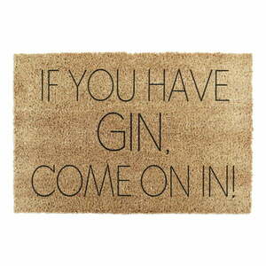 Wycieraczka z włókna kokosowego 40x60 cm If You Have Gin – Artsy Doormats obraz