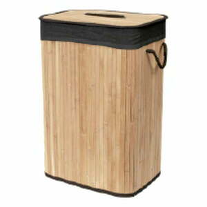 Bambusowy kosz na pranie w naturalnym kolorze 67 l Bamboo – Compactor obraz