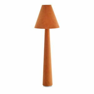 Pomarańczowa lampa stojąca z tekstylnym kloszem (wysokość 168 cm) Devia – Light & Living obraz