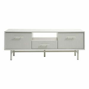 Szara szafka pod TV 140x50x45 cm Palma – Unique Furniture obraz