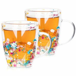 4Home Szklanka termiczna Floral Hot&Cool 300 ml, 2 szt. obraz