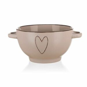 Banquet Miska ceramiczna HEART 660 ml, beżowy obraz