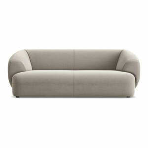 Beżowa aksamitna sofa 212 cm Moana – Makamii obraz