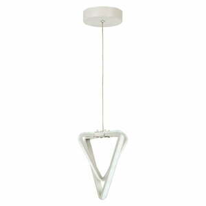 Biała metalowa lampa wisząca LED ø 20 cm Baris – Squid Lighting obraz