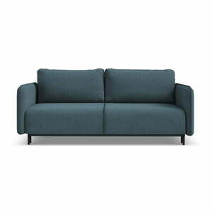 Niebieska rozkładana/ze schowkiem sofa 226 cm Luana – Makamii obraz