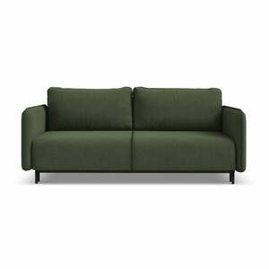 Zielona rozkładana/ze schowkiem sofa 226 cm Luana – Makamii obraz