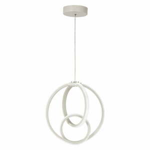 Biała metalowa lampa wisząca LED ø 28, 5 cm Neo – Squid Lighting obraz