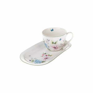 Biała porcelanowa filiżanka na espresso 450 ml – Dakls obraz