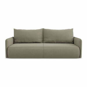 Beżowa rozkładana/ze schowkiem sofa 216 cm Nanea – Makamii obraz