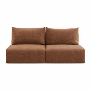 Ceglasta rozkładana/ze schowkiem sofa 216 cm Kalena – Makamii obraz