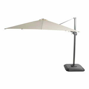 Beżowy wiszący kwadratowy parasol Hartman Deluxe, 300x300 cm obraz