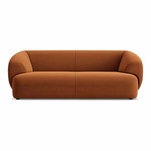 Pomarańczowa aksamitna sofa 212 cm Moana – Makamii obraz