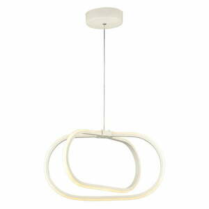 Biała metalowa lampa wisząca LED ø 42 cm Loca – Squid Lighting obraz