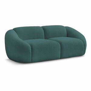 Turkusowa sofa z materiału bouclé 230 cm Tina – Bobochic Paris obraz