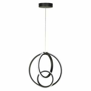 Czarna metalowa lampa wisząca LED ø 28, 5 cm Neo – Squid Lighting obraz