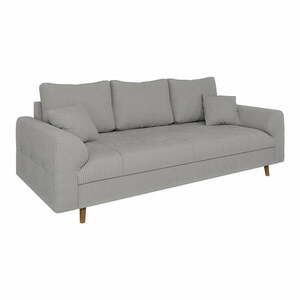 Jasnoszara sztruksowa sofa 210 cm Ariella – Ropez obraz