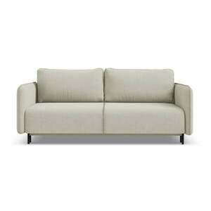 Beżowa rozkładana/ze schowkiem sofa 226 cm Luana – Makamii obraz