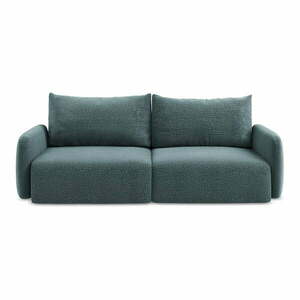 Turkusowa rozkładana/ze schowkiem sofa 238 cm Kalena – Makamii obraz