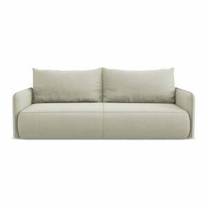 Kremowa rozkładana/ze schowkiem sofa 216 cm Nanea – Makamii obraz