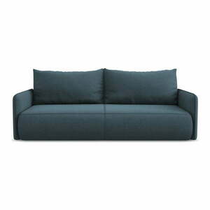 Niebieska rozkładana/ze schowkiem sofa 216 cm Nanea – Makamii obraz