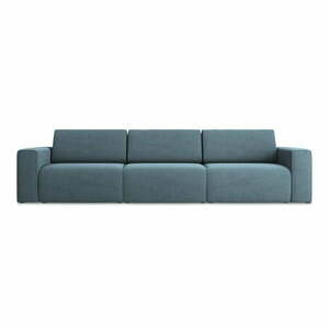 Niebieska sofa modułowa 314 cm Kalea – Makamii obraz