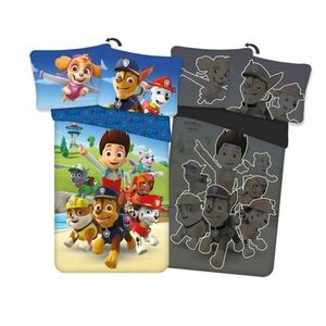 Pościel bawełniana świecąca, FLUO Paw Patrol obraz