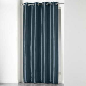 Ciemnoniebieska zasłona z mikrosatyny 140x240 cm Shana – douceur d'intérieur obraz